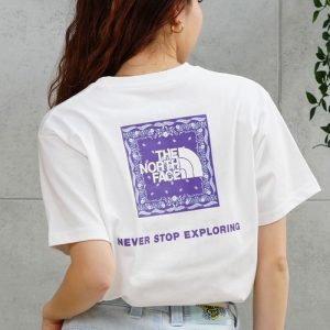 THE NORTH FACE tシャツ FACE/ザ・ノース・フェイス  BANDANA SQUARE LOGO バンダナプリント Tシャツ NTW32446