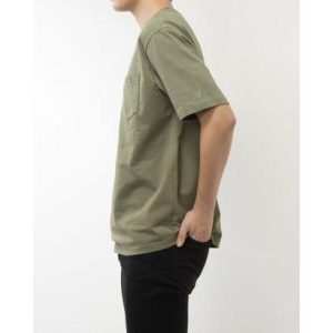 New Balance ニューバランス メンズ 半袖Tシャツ シューパッチリラックスTシャツ_ AMT45098 （グリーン）