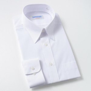 PLATEAU ワイシャツ メンズ 長袖 白 形態安定 形状記憶 カッターシャツ Yシャツ 就活 冠婚葬祭 ちょうどいいサイズが見つかる レギュラーカラー FLEXJAPAN  Y12CAR101