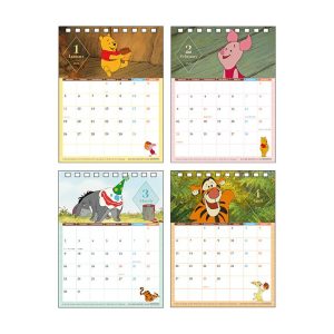 サンスター文具 ディズニー　くまのプーさん　2026年　デスクカレンダー　メッセージ付き　4901770799827　[M便 1/1]