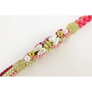 Color メール便送料無料　呉服屋 正絹 振袖用 帯締め 帯〆 飾り付き 女性用 着物 浴衣 振袖 おしゃれ 特価 和小物 和装 カラー プレゼント 成人式 メール便OK 和のなご